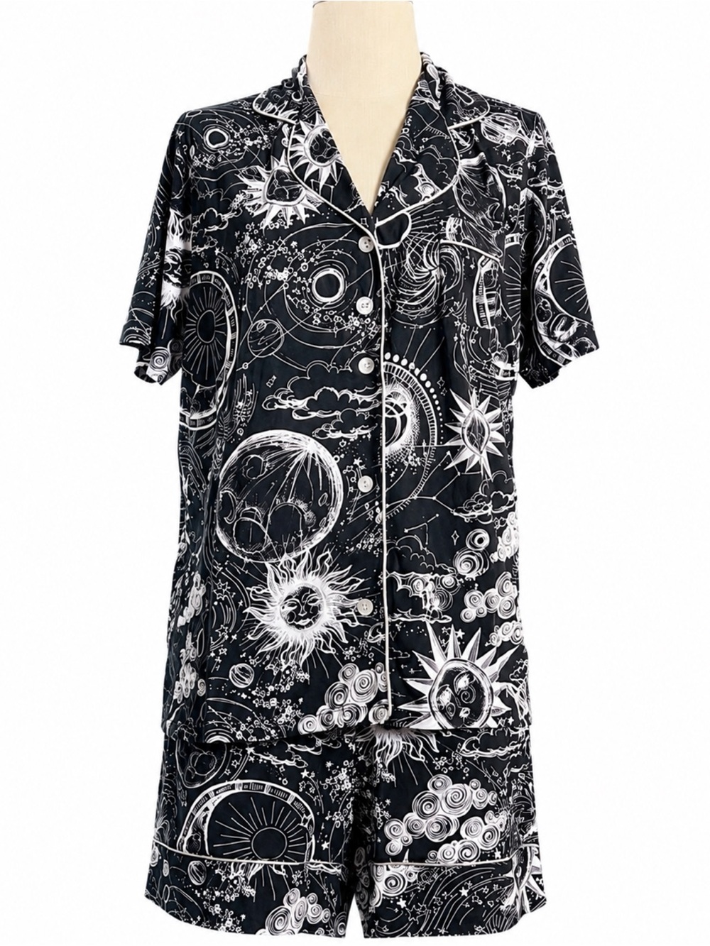 Johnny Was Mina Pajama Short Set L